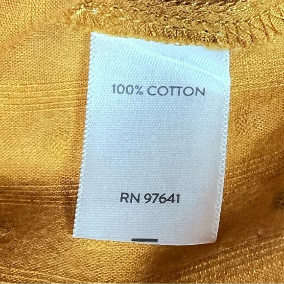 J.JILL Yellow Mustard Tunic Boho Long Sleeve Peasant Blouse Top Size XS Petite - Picture 16 of 16